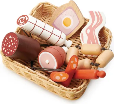 Obrázok produktu pre Tender Leaf Toys Wurst, eine Auswahl an Charcuterie zum Spielen, Kinderspielzeug