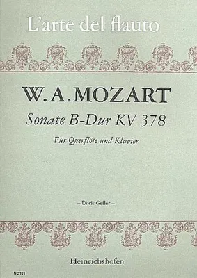 Zdjęcie produktu dla Sonata B-dur KV378 na flet i fortepian