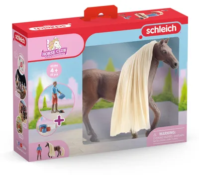 Zdjęcie produktu dla schleich HORSE CLUB Sofia’s Beauties 42586, Brushable hair, Horse with rider, Horses, 3 lat(a), Wielobarwny, Plastik
