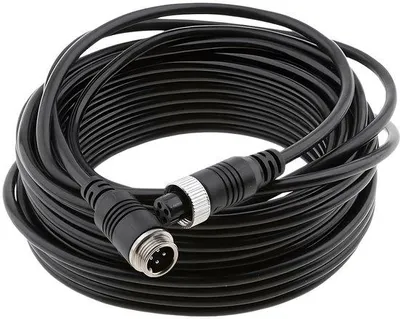 Immagine prodotto di Cavo di prolunga per 12V/24V - 5 metri - Impermeabile - Resistente agli urti - 4 poli - per telecamera da retromarcia