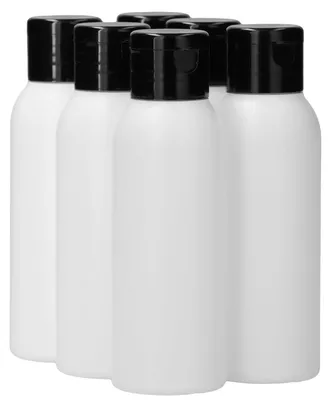 Productafbeelding van Set van 6 Lege Plastic Flessen met Klepdop 100 ml