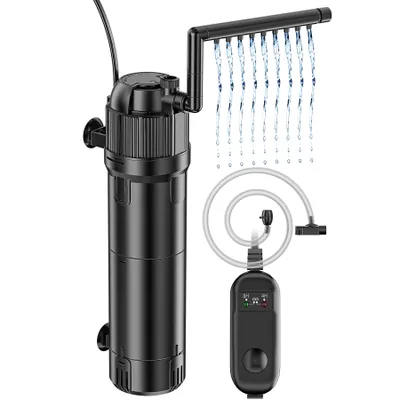 Produktbild von Forever Speed 800L/H Filter für Aquarien von 100-300 Liter 5-in-1 Aquarium Innenfilter mit UVC