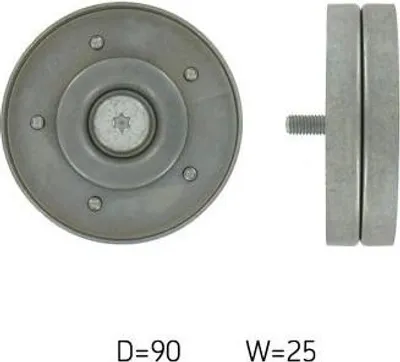 Immagine prodotto di Puleggia di rinvio/guida, cinghia trapezoidale, cinghia trapezoidale