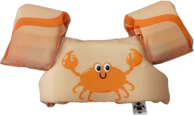 Produktbild von Swim Essentials Puddle Jumper Schwimmweste Krabbe orange 2-6 Jahre 15-30 kg