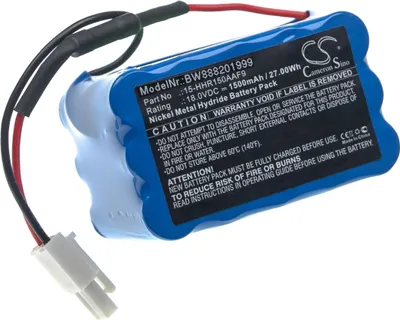 Produktbild von vhbw Akku Ersatz für Philips 15-HHR150AAF9 für Home Cleaner Heimroboter (1500 mAh, 18 V, NiMH)