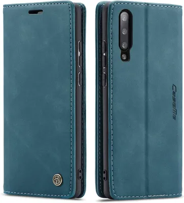 Produktbild von Hülle Samsung Galaxy A50 / A50s / A30 Handyhülle Klapphülle Tasche Etui Flip Case Dunkles Zyanblau