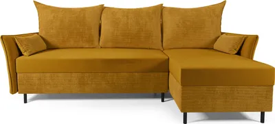 Produktbild von DOMO-HOME Ecksofa mit Schlaffunktion GREM – Weiche Polsterung 224x103cm | Universelle Farbgestaltung | Bequemes Sitz- und Schlaferlebnis | Hochwertige Materialien | Farbe braun | Rechts