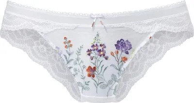 Produktbild von LASCANA Slip Maria weiß-bunt Größe 44/46
