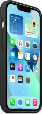 Obrázek produktu pro Silikonové pouzdro na Apple iPhone 13 s Magsafe - Půlnoc