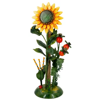 Produktbild von Blumeninsel Sonnenblume (14cm) von Hubrig Volkskunst
