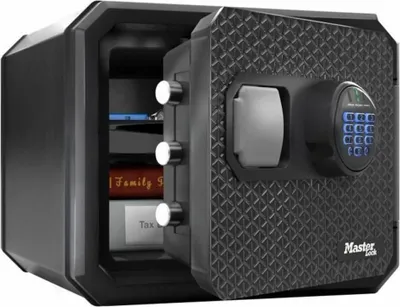 Obrázek produktu pro MASTERLOCK FPW082FTCML Bezpečnostní trezor - Ohnivzdorný a voděodolný - Elektronická kombinace - Formát L