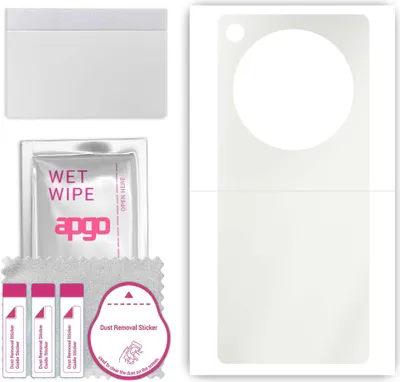Produktbild von apgo Rückseite Schutzfolie, Matt, kompatibel mit OnePlus Open, Hinten Hydrogel-Displayschutzfolie mit Positionierhilfe, kratzfest, einfache Montage