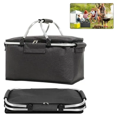 Image de Omgoods - Panier pliable avec couvercle et isolation