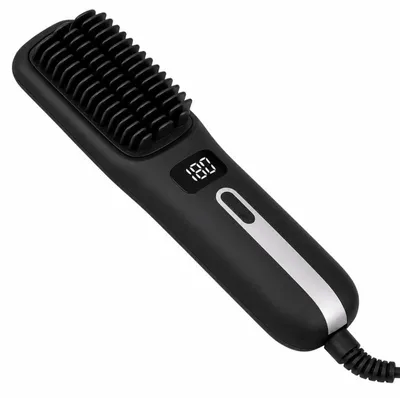 Produktbild von Verk 27633: Ionisierender Glättbürste mit Temperaturregelung, LCD-Display, 35 W, schwarz