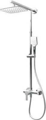 Produktbild von Duschsäule inkl. Einhebelmischer Schulte Classic eckig White Style D96214 02
