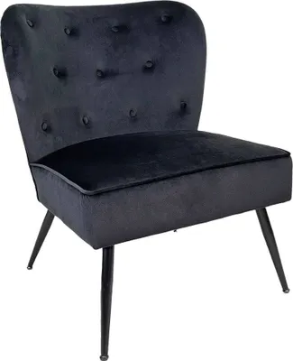 Obrázok produktu pre HOMLA ELOYA kreslo čierne 71x75,5x86 cm