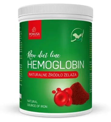 Zdjęcie produktu dla POKUSA RawDietLine Hemoglobin - suplementy dla psów i kotów - 800 g