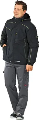 Produktbild von Jacke Neon Gr.L grau/grün PLANAM