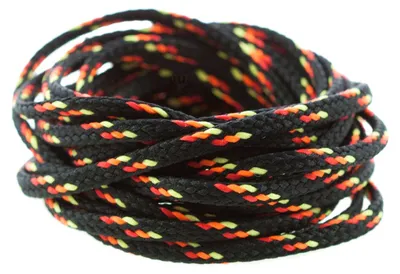3m Polyesterschnur Kordel Ø 4mm schwarz,gelb,rot,orange