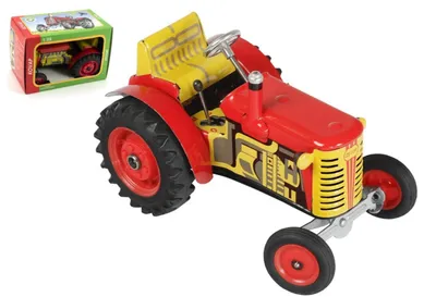 Produktbild von Traktor ZETOR rot - Kunststoffräder KOVAP