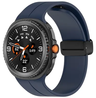 Produktbild von Techsuit – Watchband (W011) Armband für Samsung Galaxy Watch8 40mm / Watch8 44mm / Watch8 Classic – dunkelblau