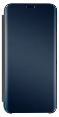 Image de Avizar, Samsung Galaxy S22 View Cover avec effet miroir & fonction stand, noir