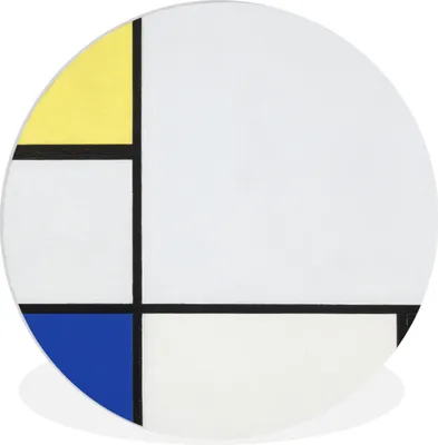 Produktbild von MuchoWow® - Schlafzimmer - Bilder - Der Kreis - Kunst für die Wohnung - Plastik - Kunstdruck - Wandbild