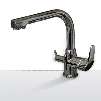 Produktbild von Design-Drei-Wege-Wasserhahn Falvero, 3-Wege-Wasserhahn