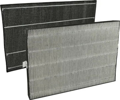 Produktbild von vhbw 2-teiliges Filter-Set kompatibel mit Sharp KC- A50EUW Luftreiniger / Luftwäscher - Aktivkohlefilter, HEPA-Filter