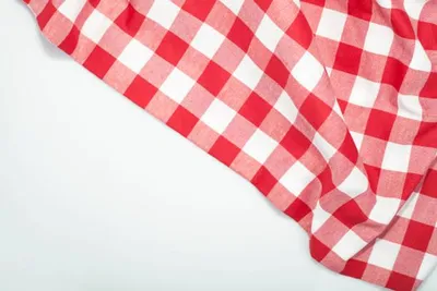 Image de Tissu au mètre à carreaux paysans coton 20 mm - carreaux rouges et blancs - largeur:160 cm