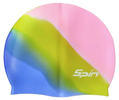 Obrázek produktu pro Silicon Spin 1128 Plavecká čepice Žlutá/modrá