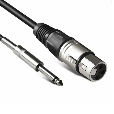 Produktbild von L35C 5m Mikrofonkabel XLR Buchse auf 6,3mm Klinke Stecker HiFi Audio Kabel Mikrofon
