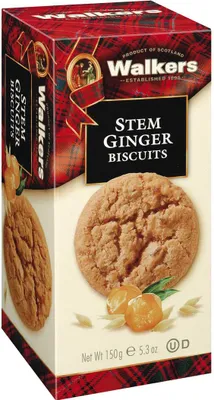 Zdjęcie produktu dla Walkers Stem Ginger Biscuits szkockie herbatniki imbirowe 150g