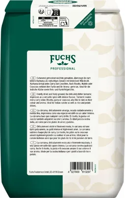 Produktbild von Fuchs Professional Gewürz Kurkuma gemahlen Qualität und Genuss 1000g