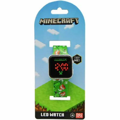 Obrázok produktu pre Zegarek LED KIDS LICENSING Minecraft - Oficjalny Produkt Premium dla Dzieci