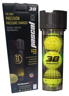 Produktbild von Bullpadel Pascal Box 3B Druckhalter Padelbälle