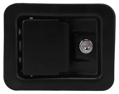 Obrázok produktu pre Zámok na náradie s rozmermi 140 × 108 mm s úchytkou a 2 kľúčmi, nerezová oceľ 304, zapustený zámok na náradie pre karavany, nákladné vozidlá a obytné vozidlá
