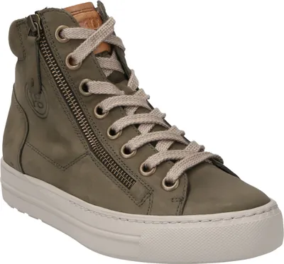 Produktbild von Paul Green Sneaker 4024-109, Rauleder, Grün, Damen