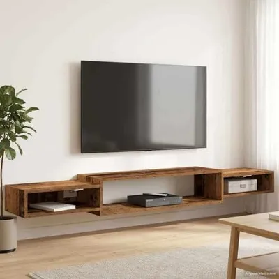 Imagen del producto de Estantería de pared, madera, 180 cm
