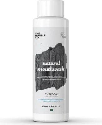 Produktbild von Humble Mundspülung 500 ml Aktivkohle