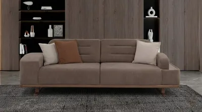 Zdjęcie produktu dla Elegancka kanapa dwuosobowa, zapewniająca nowoczesny komfort i stylowy wygląd