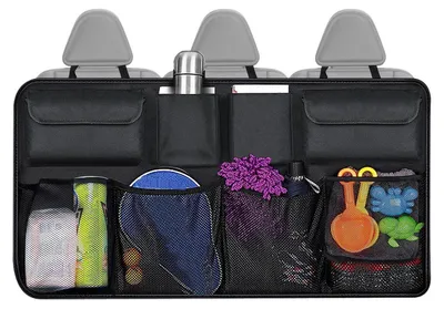 Image de Organisateur de coffre pliable, en Oxford 600D et PVC, dimensions : 25 x 18 cm (environ 9,8 x 7 pouces)