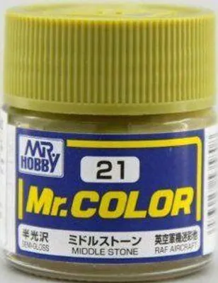 Produktbild von Mr Hobby - Gunze C-021 - Mr. Color (10 ml) Middle Stone - Neu