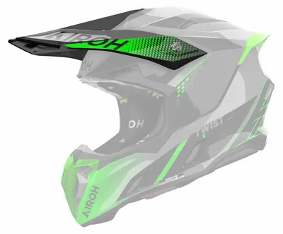 Produktbild von Airoh Schild Twist 3 Shard schwarz/grau-grün