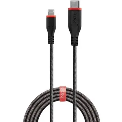 Produktbild von LINDY 2m verstärktes USB Typ C an Lightning Ladekabel