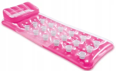 Produktbild von Intex 58890, Gemischte Farben, Schwimmende Matratze, Einfarbig, Vinyl, Junge/Mädchen, 100 kg