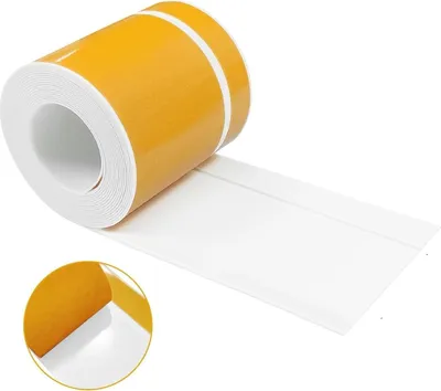 Obrázok produktu pre Biela PVC podlahová lišta YushengTai 60x20 mm 25 m samolepiaca