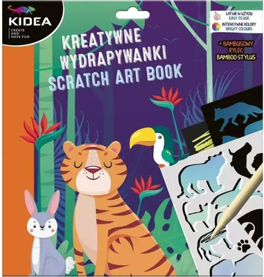 Produktbild von Kreative Kratzbücher Mit Vorlagen A Kidea 0273