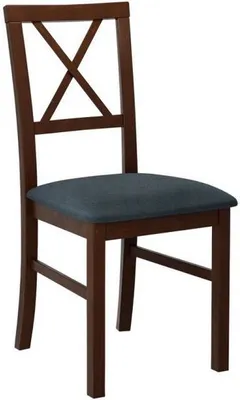 Immagine prodotto di Sedia da pranzo FRATONIA 5 - noce / blu