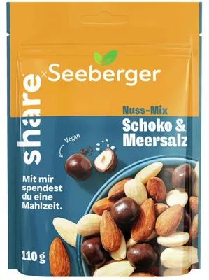 Produktbild von Seeberger Nuss-Mix Schoko & Meersalz 110g